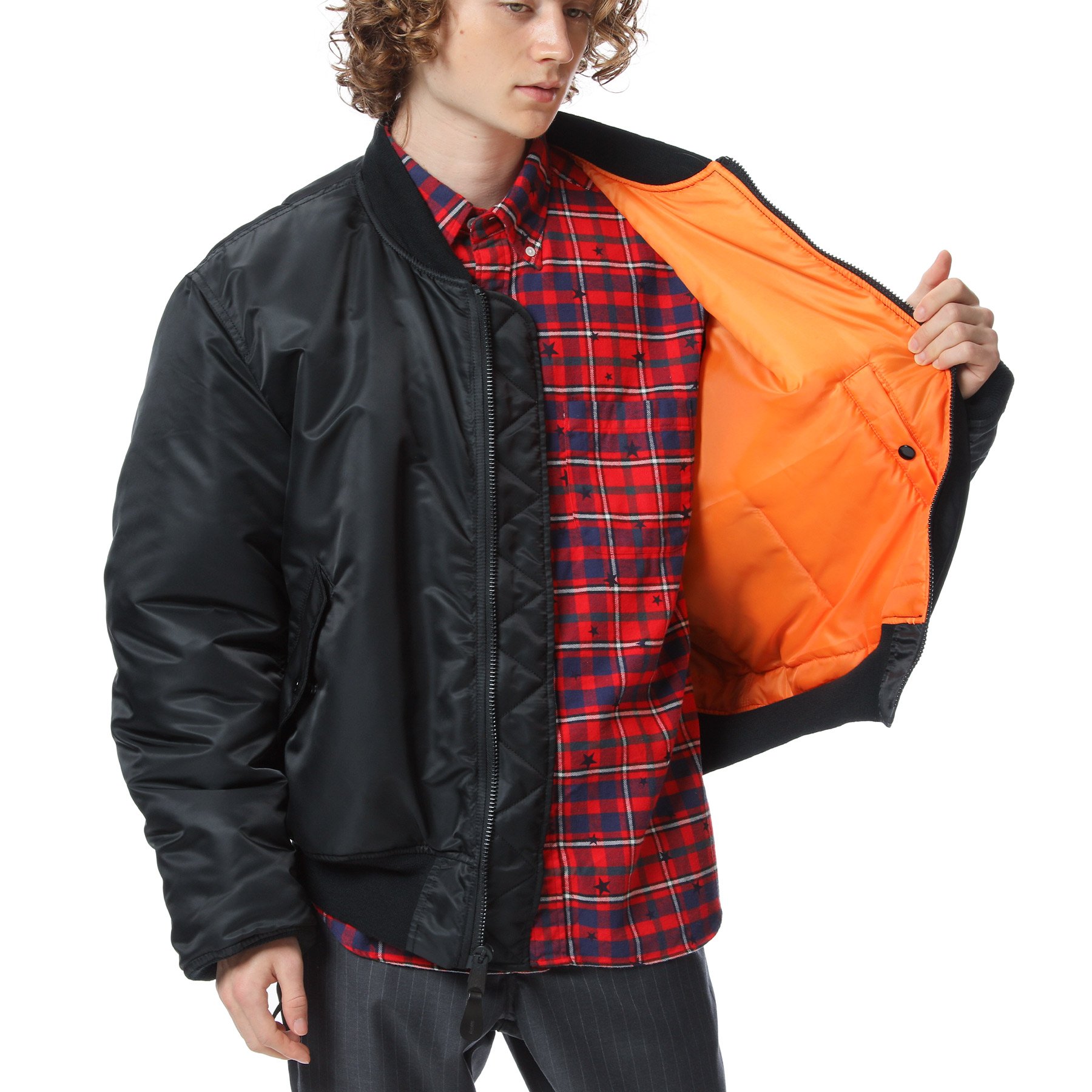 最新品通販 ヤフオク! - ALPHA×uniform experiment LORO PIANA MA-1 UE